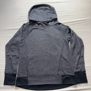 Champion C9 Duo Dry Womens Hoodie Small Gray Heathered Pullover D9178-XFS Active